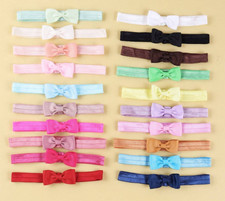 20 Pieces Baby Girl Headbands Newborn Infant Toddler Bow Stretchy Hair Bands Set Baby Hair Band price