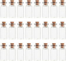 Tiny Decorative Glass Bottles (24 Pcs / 0.6X1.5 Inch) Decorative Bottle price