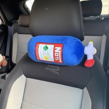 NOS Bottle Car Neck Pillow Plush Headrest Cushion JDM Drift Decor Gift Decorative Bottle price