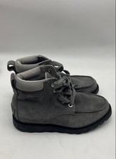 Sorel Boys Madson NY2997-052 Gray Suede Waterproof Lace-Up Combat Boots Size 2 Boys' Boots price