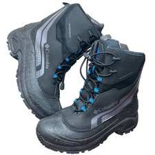 Columbia Bugaboot Celsius Waterproof 400g Insulated Snow Boots Black Youth 5 Boys' Boots price