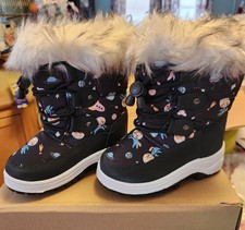 Snow boot for Kids Boys Girls Snow Boots Waterproof Winter Boots Faux Fur Lined Boys' Boots price