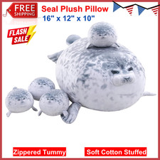 Chubby Blob Seal Pillow Cute Seal Plush with 4 Baby Plushies in Her Tummy, Soft Baby Safe Sleep Pillow price