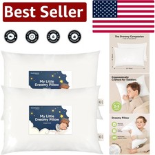OEKO-TEX Certified Organic Cotton Toddler Pillows 14x20 - Safe Sleep Solution Baby Safe Sleep Pillow price