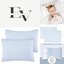 Soft & Safe Toddler Pillowcases - Organic Cotton with Envelope Closure, 13x18 Baby Safe Sleep Pillow price