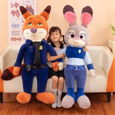 Zootopia- Nick/Judy Plush Toy 45cm Stuffed Doll Kids Birthday Gift Sleep Pillow Baby Safe Sleep Pillow price