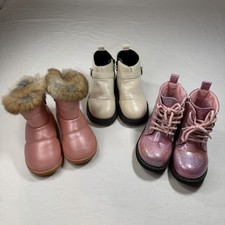 Baby Girls Shoes Lot 4-5 Yrs Old Casual Boots Fall Cold Weather Baby Boots price