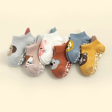 Baby Boat Socks for Unisex Kids Anti Slip Rubber Grip Floor Cotton Baby Boots price