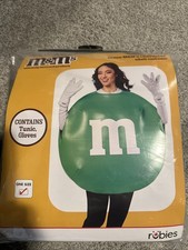 Halloween Costume Green M&M Character One Size Adults New Men's Costume price