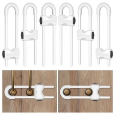 Cabinet Locks Baby Proofing,Child Proof Locks,6 1, White (6 pack) Baby Drawer Lock price