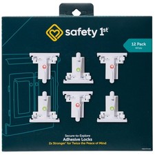 Safety 1st Adhesive Cabinet & Drawer Child Safety Locks - Pack of 12 Baby Drawer Lock price