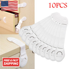 10 Pcs Baby Kids Safety Lock Box Drawer Cupboard Cabinet Fridge Door Child Proof Baby Drawer Lock price