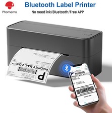 Phomemo Bluetooth 4x6 Shipping Label Printer Thermal Printer for USPS FedEx lot Address & Label Software price