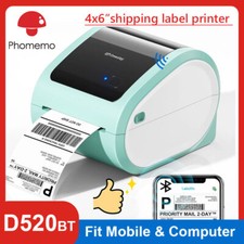 4x6 Shipping Label Printer Bluetooth wireless inkless Thermal machine USPS lot Address & Label Software price