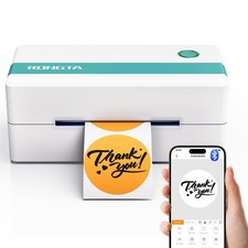 Thermal Label Printer, Bluetooth Wireless 4x6 Sticker Label Maker for Package... Address & Label Software price