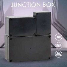 Waterproof Black Plastic Project Enclosure DIY Electrical Junction Box Dustproof Project Box price