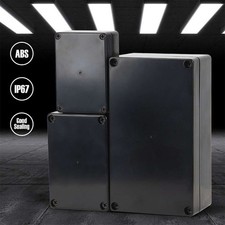 DIY Waterproof Black Plastic Project Enclosure Electrical Junction Box Dustproof Project Box price