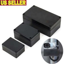 Black Plastic Waterproof Project Enclosure Electrical Junction Box Dustproof DIY Project Box price