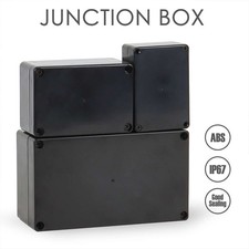Waterproof Black Plastic Project Enclosure DIY Electrical Junction Box Dustproof Project Box price