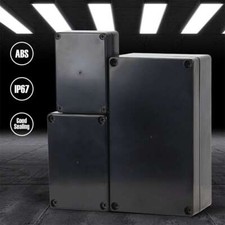 Waterproof Plastic Project Box ABS IP65 Electrical Junction Box Enclosure Black Project Box price