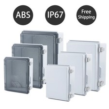 Waterproof Black Plastic Project Enclosure DIY Electrical Junction Box Dustproof Project Box price