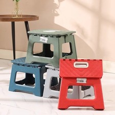 Folding Step Stool Portable Non Slip Plastic Footstool Kitchen Bathroom Camping Folding Stool price