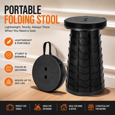 Folding Stool Portable Telescopic Chair Seat Camping Retractable Outdoor Fishing Folding Stool price