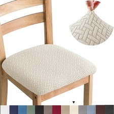 Stretch Jacquard Dining Chair Seat Cover Elastic Washable Slipcover Protector Furniture Cushion Cover price