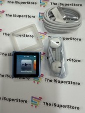 Apple iPod Nano 6th Gen 16GB Blue MP3 Player with Accessories + 1 YR Warranty MP3 Player & iPod Accessories price
