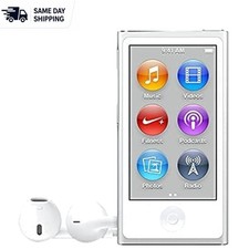 iPod Nano 7th Gen 16GB - Portable Silver MP3 Player with Bluetooth & Accessories MP3 Player & iPod Accessories price