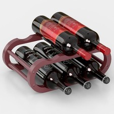 Small Countertop Wine Rack, Natural Wood Bottle Holder for Cabinet and Wine Cabinets price