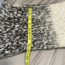 Winter Scarf Soft Black White 9x30 round snood head Warmer Winter Is Coming Women's Neck Warmer price