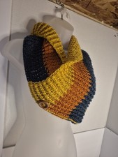 Womens Crochet Handmade Neck Warmer Cowl Button Detail Fashion Accessory Women's Neck Warmer price