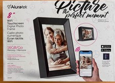 ALURATEK 8" WIFI TOUCHSCREEN DIGITAL PHOTO FRAME AWSO8F NEW/NEVER UNPACKED Digital Photo Frames price