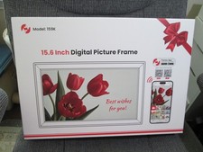BIGASUO Digital Picture Frame Frameo 15.6" WiFi Electronic Photo Frames Large /N Digital Photo Frames price
