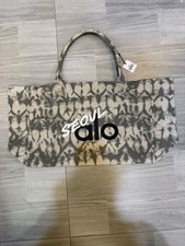 Alo Yoga Seoul Limited Edition Gray Tie Dye Canvas Tote Shopper Beach Gym Bag Women's Beach Bag price
