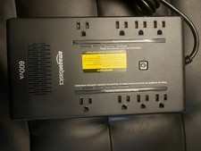600VA 300W UPS amazonbasics, 8 Outlets, Standby Uninterruptible Power Supply Uninterruptible Power Supplies (UPS) price
