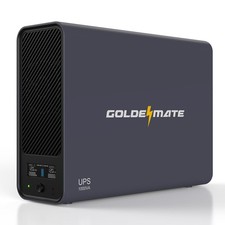 GOLDENMATE 800W UPS 1000VA Battery Backup 10-Year Lifetime for Gaming PC Server Uninterruptible Power Supplies (UPS) price