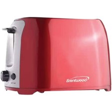 Brentwood Appliances Cool Touch 2-Slice Extra Wide Slot Toaster - Red Home Appliances Package price