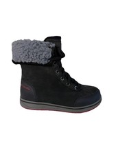 Columbia Kids 200 Gram Snow Winter Boots Brown Leather Lace Up Insulated Size 1Y Unisex Kids' Booties price