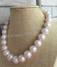 Huge 12-14mm Genuine Natural Round South Sea White Pearl Necklace 14-36 inches Pearl Necklace price