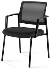 Stacking Arm Chairs Upholstered Fabric Sturdy Metal Frame Mesh Back Home Office Cafe & Canteen Chair price