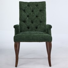 Modern Upholstered Accent Dining Chair,Elegant Tufted Club Arm Dining Chair Cafe & Canteen Chair price