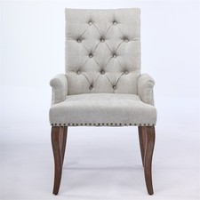 Modern Upholstered Accent Dining Chair,Elegant Tufted Club Arm Dining Chair Cafe & Canteen Chair price