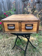 Globe Wernicke Antique Library Card Catalog File Cabinet 2 Drawer Library Cabinet price
