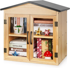 Outdoor Library Outdoor Book Box Storage Small Wooden Cabinet Little Literature Library Cabinet price