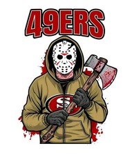 San Francisco 49ers Jason Sticker Decal Laptop Wall Mirror Cup Tumblr Locker Sticker Mirror price
