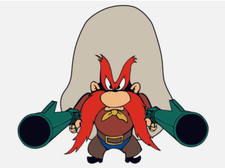 Yosemite Sam Sticker Logo Vinyl Sticker Decal Laptop Wall Mirror Tumblr Locker Sticker Mirror price