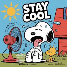 Stay Cool Snoopy Sticker Decal Laptop Wall Mirror Cup Tumblr Locker Sticker Mirror price