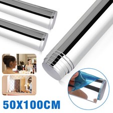 50x100cm Self Adhesive Mirror Reflective Wall Sticker Film Paper Kitchen Decor Sticker Mirror price